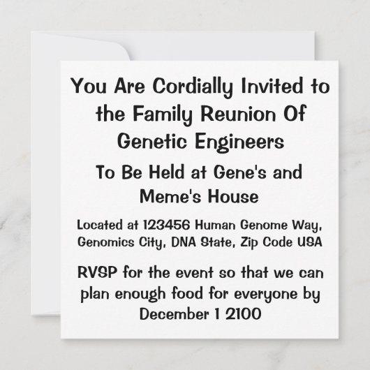 Invitation Cousin Tree with Genship (Dos)