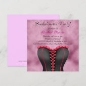 Invitation Coute Bachelorette (Devant / Derrière)