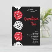 Invitation Coute Dice Games Anniversaire de enfant Party (Debout devant)