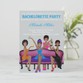 Invitation Coutume chic Invtiation de coup de Bachelorette (Debout devant)
