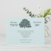 Invitation Coutume de Rachel Zev (Debout devant)