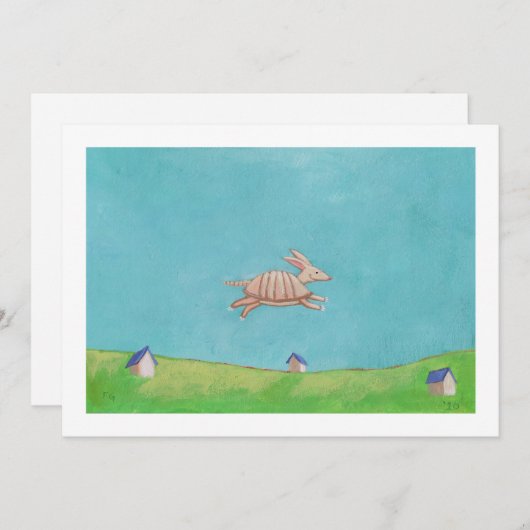 Invitation COUTUME originale d'art d'amusement de peinture de (Devant / Derrière)