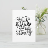 Invitation Couture | Coudre beaucoup de tissu coudre peu de t (Debout devant)