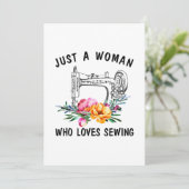 Invitation Couture| Juste Une Femme Qui Aime Coudre (Debout devant)