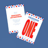 Invitation Couture un 1er anniversaire