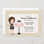 Invitation Couturière (Devant / Derrière)