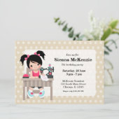 Invitation Couturière (Debout devant)