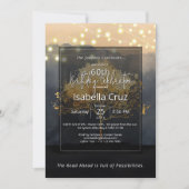 Invitation Couvert de braises | Design minimaliste (Devant)