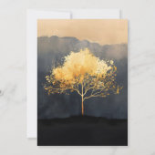 Invitation Couvert de braises | Design minimaliste (Dos)