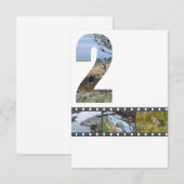 Invitation couvert de plusieurs trames (Devant / Derrière)