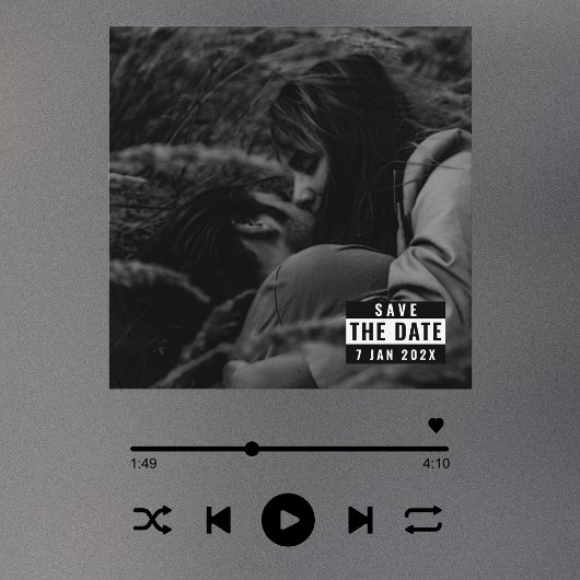 Invitation Couverture d'album Tendance virale Enregistrer la 