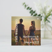 Invitation Couverture de CD Mariage (Debout devant)