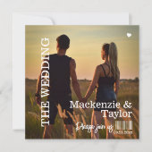 Invitation Couverture de CD Mariage (Devant)