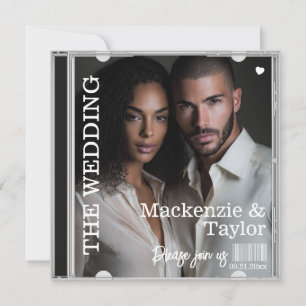 Invitation Couverture de CD pour Mariage