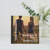 Invitation Couverture de CD pour Mariage (Debout devant)