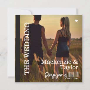 Invitation Couverture de CD pour Mariage