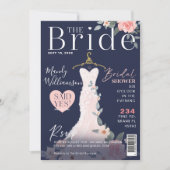 Invitation Couverture de la Fête des mariées de la robe Maria (Devant)