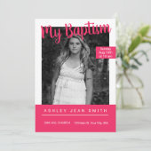 Invitation Couverture de magazine Ado Baptême (Debout devant)