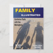 Invitation Couverture de magazine Faux titre de presse fausse (Devant)