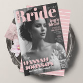 Invitation Couverture de magazine moderne pour enterrement de