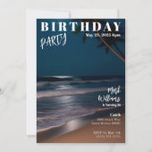Invitation Couverture de magazine Moonlight Beach Anniversair (Devant)