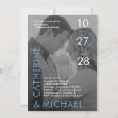 Invitation Couverture de magazine Photo sombre Moderne Minima (Devant)