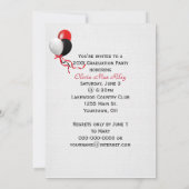 Invitation Couverture de magazine pour fête de fin d'études (Dos)