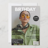 Invitation Couverture de magazine Stylish pour sa photo 34e a (Devant)