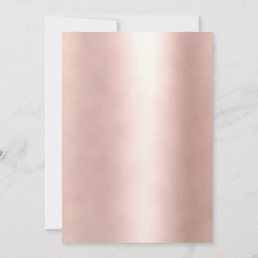 Invitation Couverture de magazine tendance inspirée  (Dos)