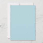 Invitation Couverture du magazine baby shower (Dos)