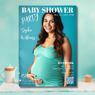 Invitation Couverture du magazine baby shower