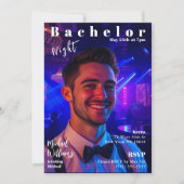 Invitation Couverture du magazine Bachelor Night (Devant)