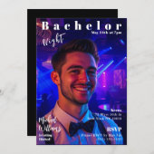 Invitation Couverture du magazine Bachelor Night (Devant / Derrière)