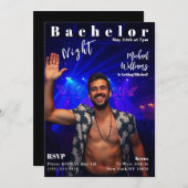 Invitation Couverture du magazine Bachelor Night (Devant / Derrière)