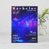 Invitation Couverture du magazine Bachelor Night (Debout devant)