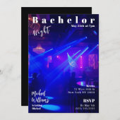 Invitation Couverture du magazine Bachelor Night (Devant / Derrière)