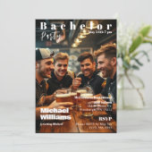 Invitation Couverture du magazine Bachelor Party (Debout devant)
