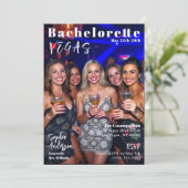 Invitation Couverture du magazine Bachelorette Weekend (Debout devant)