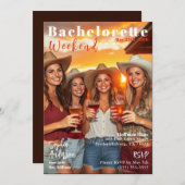 Invitation Couverture du magazine Bachelorette Weekend (Devant / Derrière)