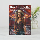 Invitation Couverture du magazine Country Bachelorette (Debout devant)