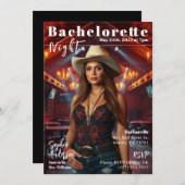 Invitation Couverture du magazine Country Bachelorette (Devant / Derrière)