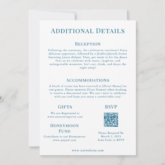 Invitation Couverture du magazine de mariage de plage (Dos)