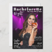Invitation Couverture du magazine de nuit Bachelorette (Devant)