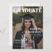 Invitation Couverture du magazine - Diplôme photo (Devant)