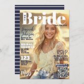 Invitation Couverture du magazine Fête des mariées (Devant / Derrière)