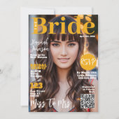 Invitation Couverture du magazine Fête des mariées (Devant)