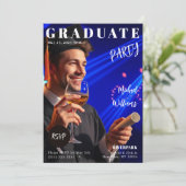Invitation Couverture du magazine Graduate (Debout devant)