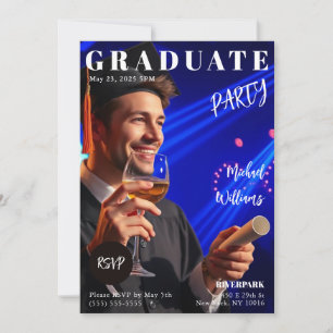 Invitation Couverture du magazine Graduate