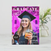 Invitation Couverture du magazine Graduate (Debout devant)