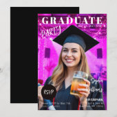 Invitation Couverture du magazine Graduate (Devant / Derrière)